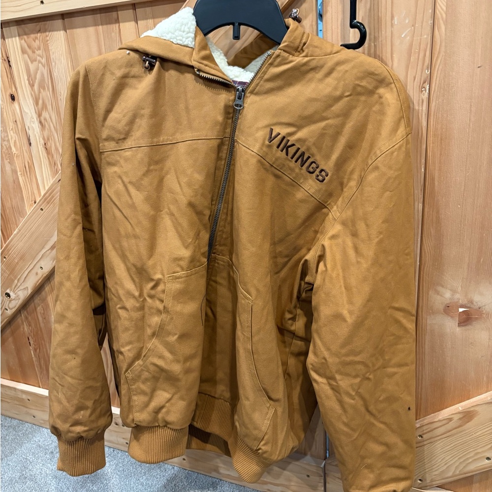 NFL Vikings Tan Performance Jacket